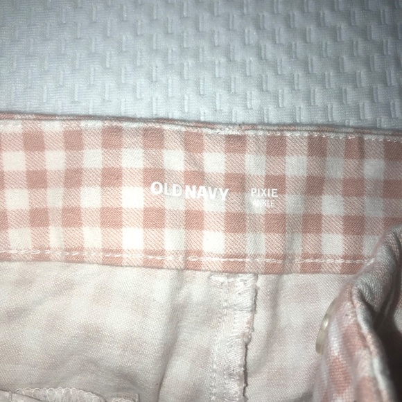 Pink Checkered Old Navy Stevie Pants - Picture 3 of 3